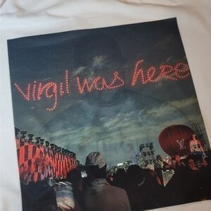 Virgil Abloh Silhouette 'Virgil Was Here' T-Shirt Sz XL NeW!!